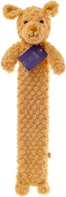 AROMA HOME Wärmflasche abnehmbarer Bezug Schlafkopf lockig Hund lang heiß beige Kinder