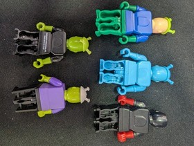 Mega Blocks alien monster Mini Figures Lot x5