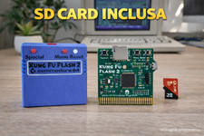 Commodore 64 /128 Cartuccia Kung Fu flash 2 + Micro SD + Cover