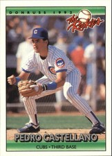 1992 Donruss The Rookies Baseball Card #22 Pedro Castellano RC