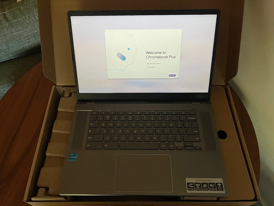 Acer Chromebook Plus 515 Laptop – 15.6" Full HD - Intel i3-1215U – 8GB LPDDR5X – - Image 3 of 4