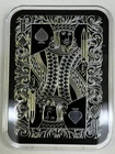 2025 PAMP Suisse Royal Flush King of Spades 1 oz .9999 Fine Silver Legal‑Tender