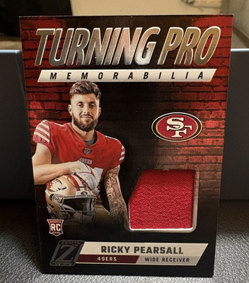 #ad 2024 Panini Zenith Turning Pro Memorabilia Ricky Pearsall #TPM RPL MEM RC $2.25