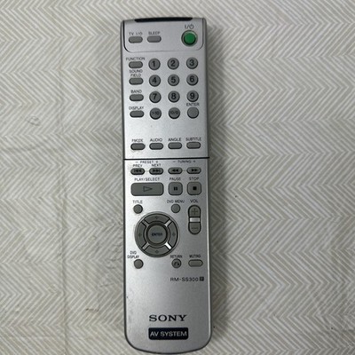 SONY RM-SS300 REMOTE CONTROL for DAV-S300 DAV-S800 HCD-S300 HDC-S300