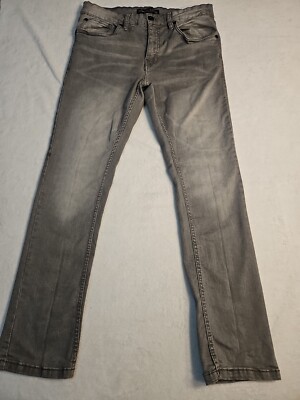 Marc Ecko Cut Sew Jeans Men's Size 32x30 Gray Faded Slim Straight Leg  Denim