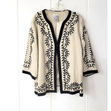 Linea By Louis Dell'olioembroidered Linen Jacket