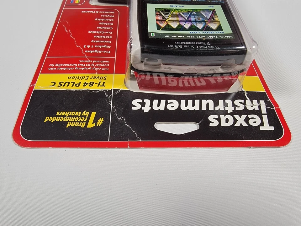 NEW Texas Instruments TI-84 Plus C Silver Edition Graphing Calculator -Black - Image 4 of 4
