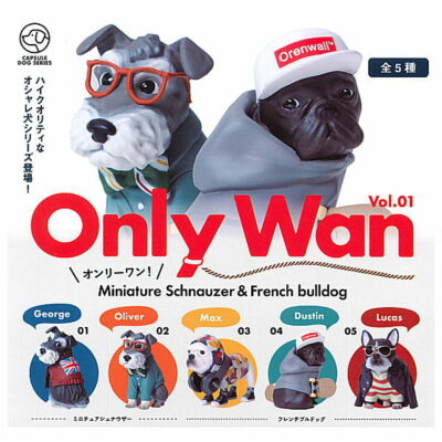 Only Wan Capsule Dog Series Vol.01 Miniatures Schnauzer & French