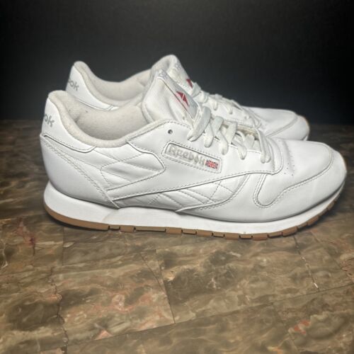 Reebok Classic Tennis Shoes Sneakers 059503 White Women's Size 10 - Picture 5 of 15