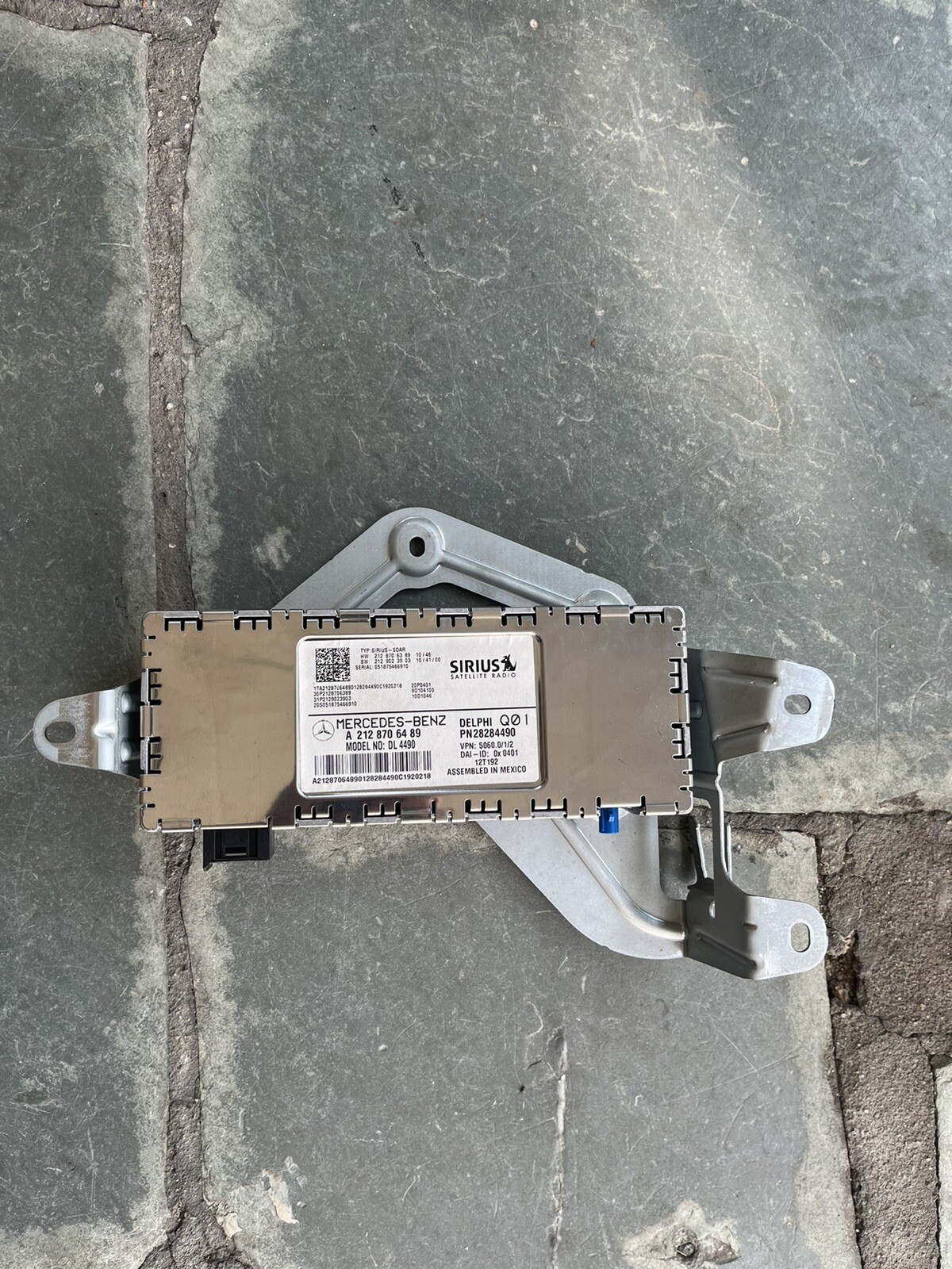 2012 MERCEDES E350 Sirius Satellite Radio Module A2128706489 for 