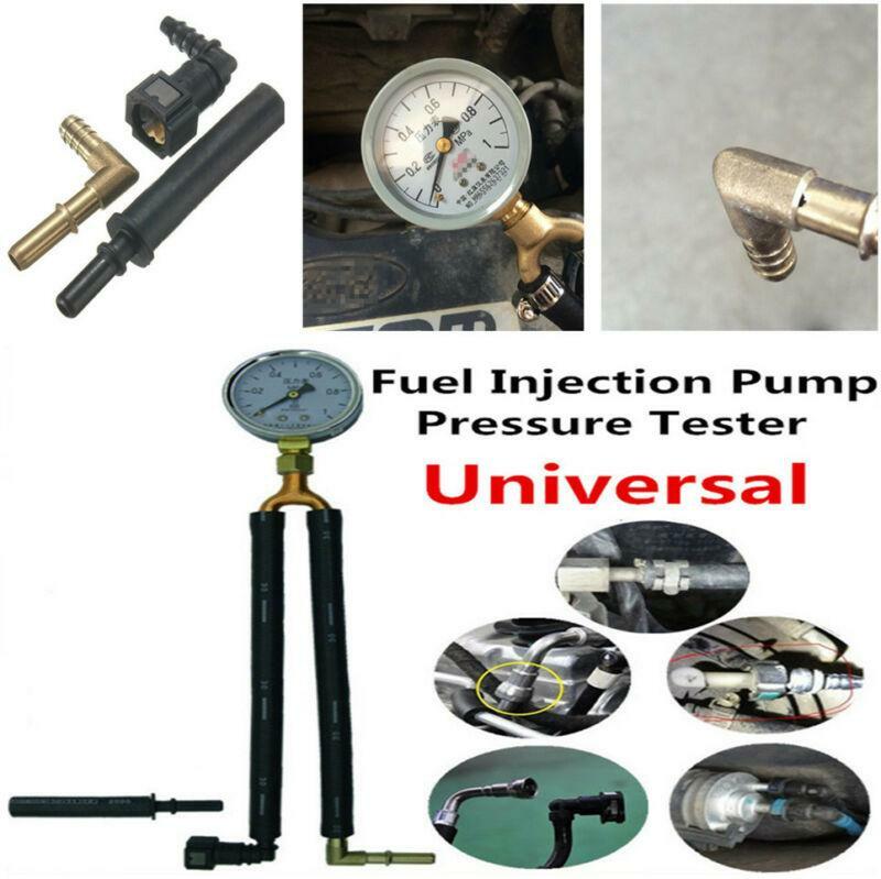 Universal Car Fuel Injection Pump Pressure Gauge Gasoline Test Tools Automotive