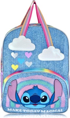 Disney Stitch Look for the Rainbow  Backpack New - Ships Fast