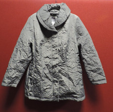 Bon Marche Long Sleeved Embroidered Coat Grey Uk 18 Rrp £40 Ln042 Ll 02