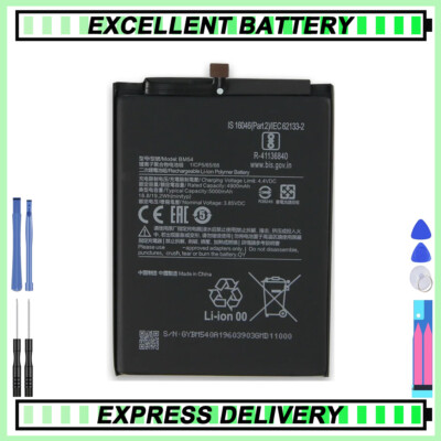 Battery BM54 For Xiaomi Redmi Note9T Note 9T 5G Replacement Battery High Quality