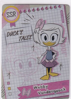 Disney Card Fun 2024 Duck Tales DD01-SSR05 Webby Vanderquack
