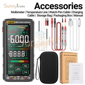 ANENG 683 682 681 Multimètre numérique intelligent AC/DC Testeur de la diode du compteur de capacité