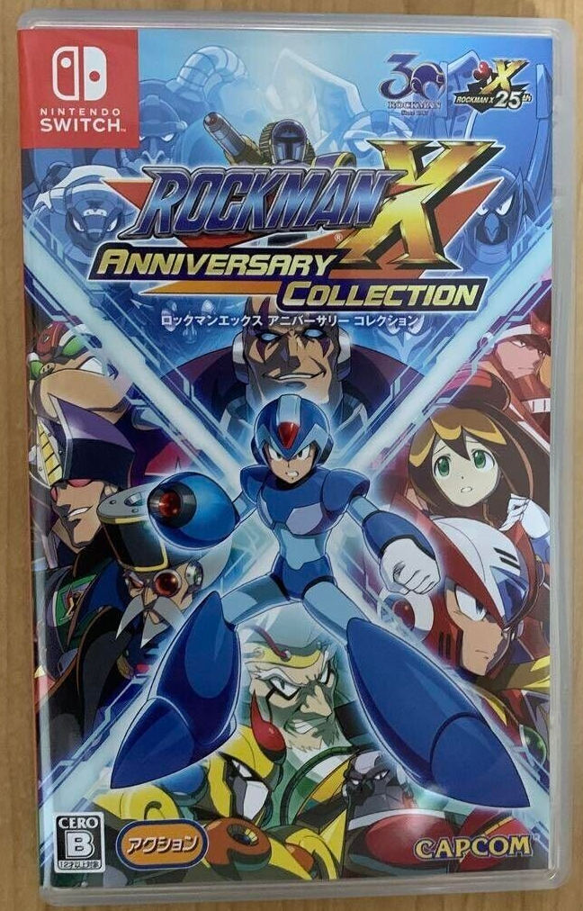 Nintendo Switch Rockman X Anniversary Collection Japanese Tested