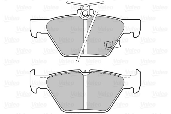 Plaquettes de frein Valeo 601494 pour freins à disque de voitures citadines