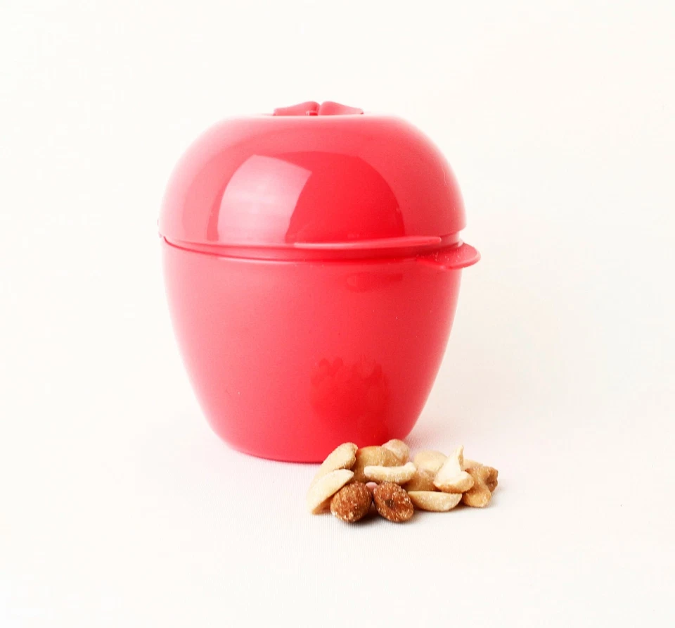 TUPPERWARE Apfel Brotdose Snackbox Apfelbehälter ROSA Naschbox, Vorratsdose - Bild 2 von 4