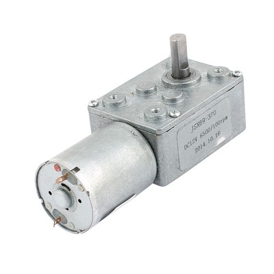 12V DC 100 U/MIN 6mmx13mm D-Form Electric Leistung Turbo Wurm Getriebemotor