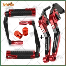 For SUZUKI HAYABUSA GSX1300R Brake Clutch Levers Guard Protector Grips Handlebar