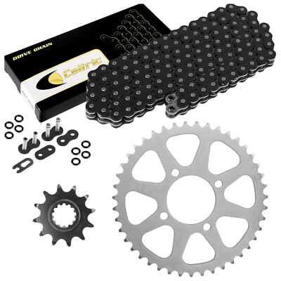 #ad #ad Black O Ring Drive Chain And Sprockets Kit for Kawasaki KSF250A Mojave 87 04 $55.00