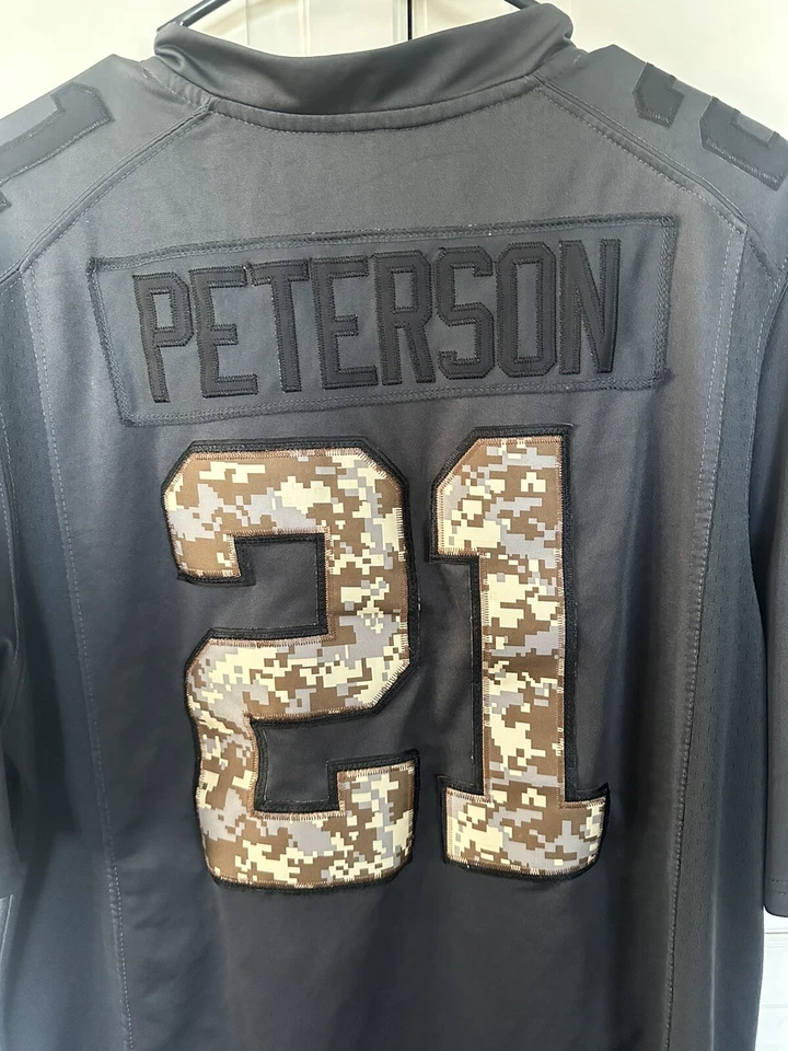 Nike Peterson #21 Az Cardinals Salute To Service Camo NFL Jersey Size L - Image 4 of 4