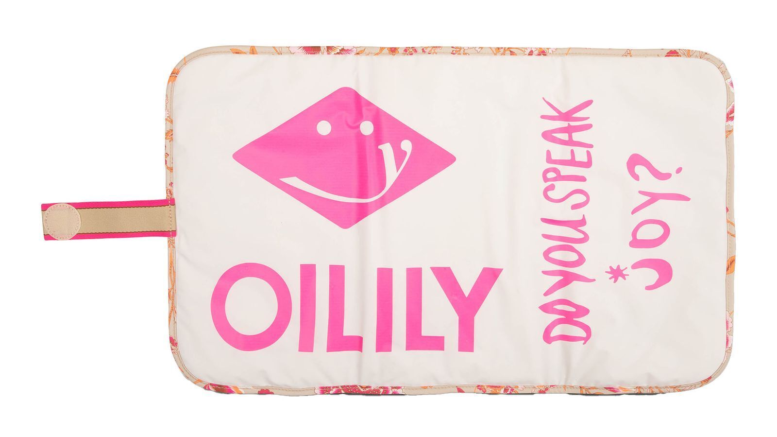 Oilily Bibi Baby Bag Sits Icon Wickeltasche Wickelauflage Tasche Pink beige pink