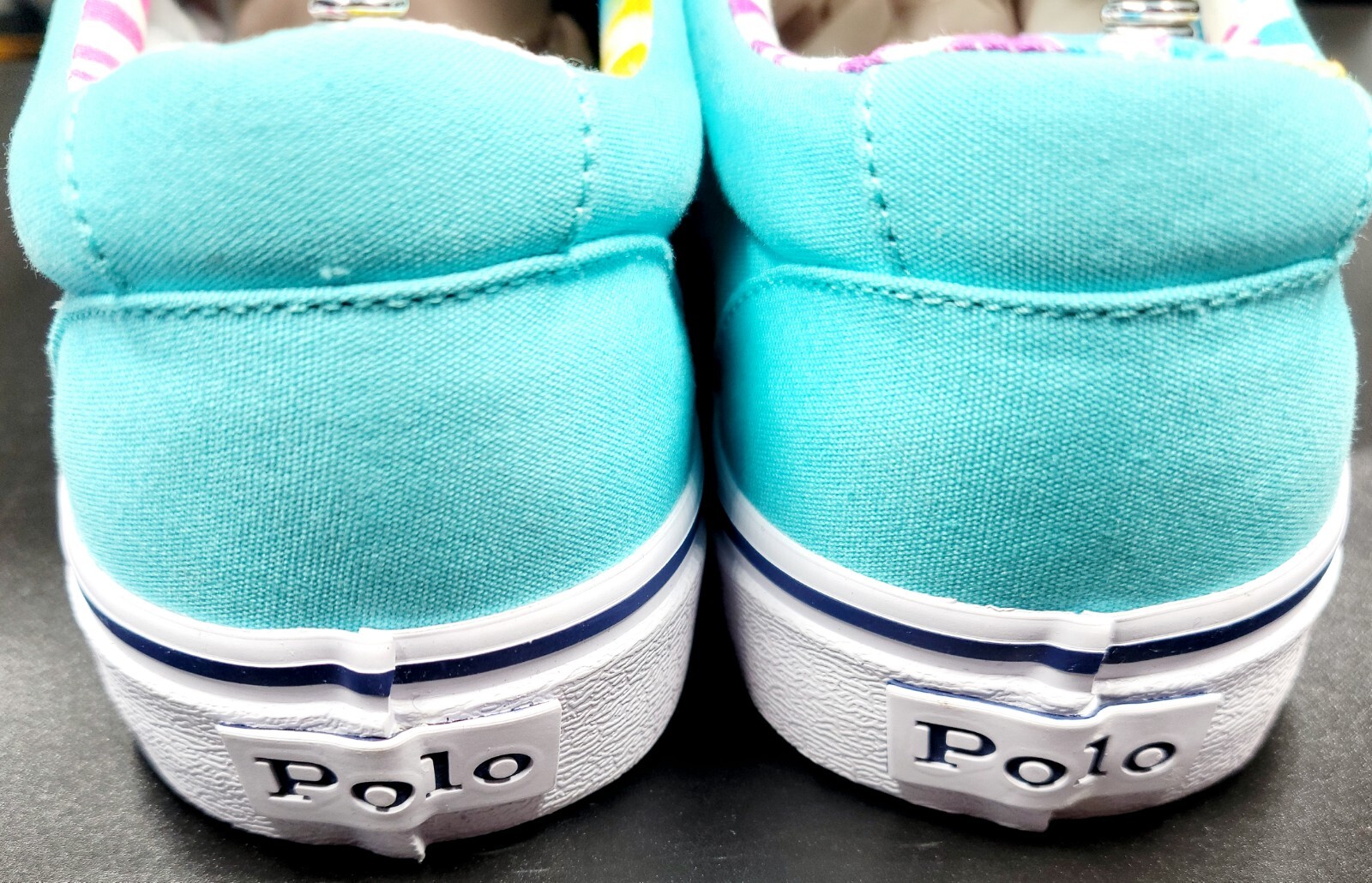 Polo Ralph Lauren Keaton Pony sneakers tie dye taglia 12 uomo nuove con scatola