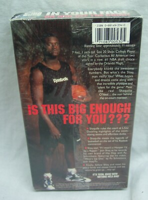 nba レトロ VHS SHAQ SHAQ ATTACK In Your Face On and off The Court Shaquille O'Neal VHS