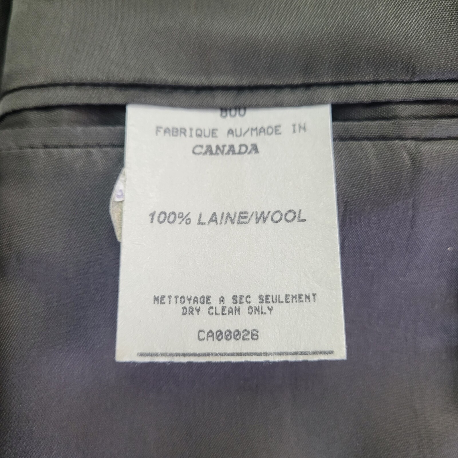 Giacca cappotto sportivo Yves Saint Laurent blazer uomo 42 100% lana spina di pesce