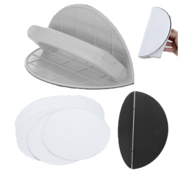 Multifunctional Semi-Circular Angle Sanding Sandpaper Tool Self-adhesive Kit