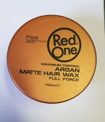 ( 31,00€ / 1L ) 3 x Red One Argan Matt Haar Wax Hair Wax FULL FORCE 150ml