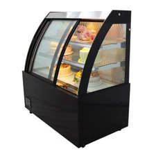 220V Refrigerated Bakery Showcase Front Open Display Cabinet with Wheel Air Cool