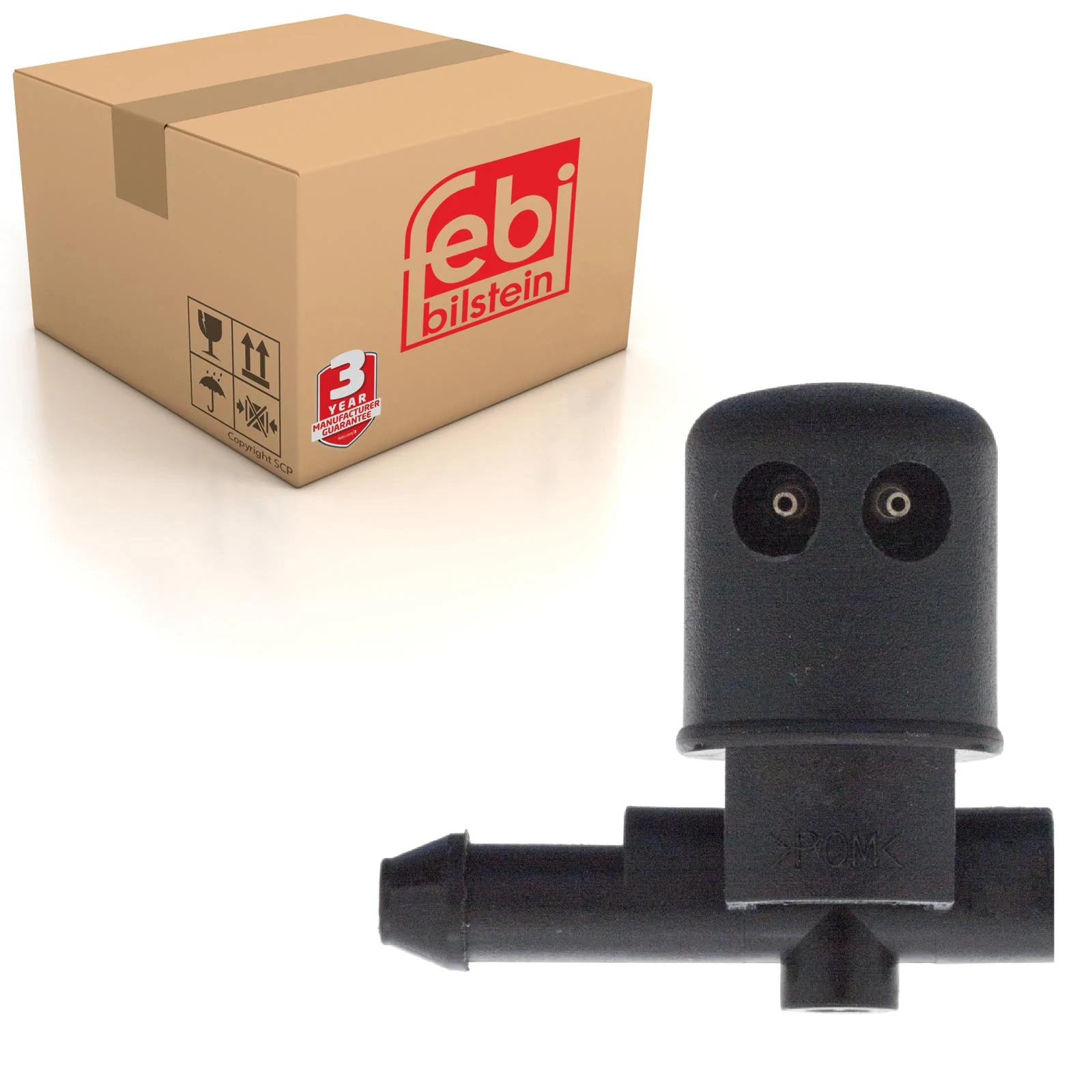 Windscreen Washer Jet fits VAUXHALL ASTRA H 1.3D Front Right 2004 on Z13DTH Febi - Image 9