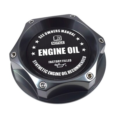 New Gunmetal Engine Oil Filler Cap For Nissan Infiniti Nismo GTR 350z 370z 240SX