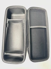 Khanka Hard Travel Zip Case Black 12" x 10" X 4.5"