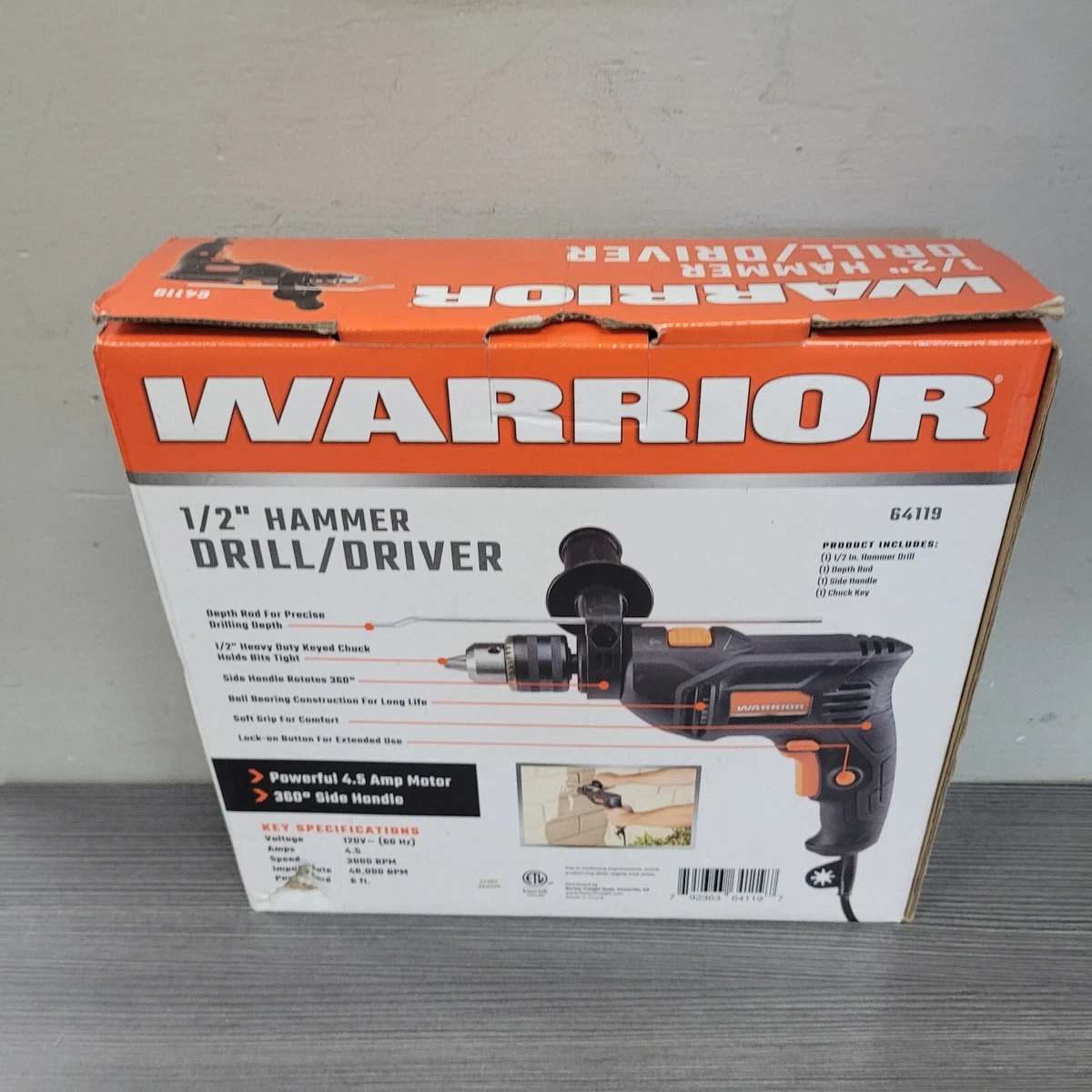 Warrior clearance hammer drill