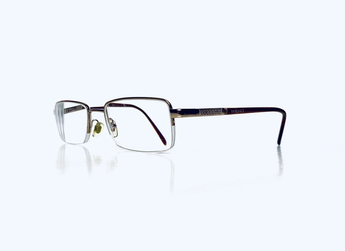 Versace gold cheap rim glasses