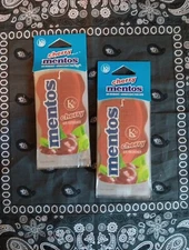 *Lot of 2* (3 PACK) Mentos Candy Cherry Car Air Freshener Bundle 6 TOTAL USA 