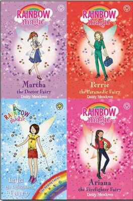 Rainbow Magic Helping Fairies 4 Books Collection Set By Daisy