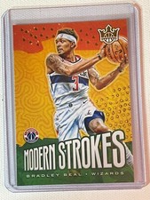 2019-20 COURT KINGS ($5 BASKETBALL CARDS) BRADLEY BEAL MODERN STROKES WIZARDS