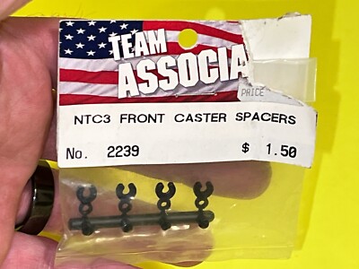TEAM ASSOCIATED - ASC2239 - FR CASTER SPACERS NTC3 ~ BRAND NEW IN FACTORY PACK