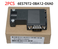 2PCS New Siemens 6ES7972-0BA12-0XA0 PROFIBUS DP Connector 6ES7 972-0BA12-0XA0