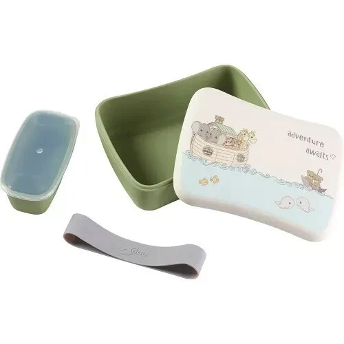 NEW BENTO BOX NOAH's ARK ADVENTURE AWAITS 6.75" X 5" Precious Moments 191457 NEW BENTO BOX NOAH's ARK ADVENTURE AWAITS 6.75" X 5" Precious Moments 191457