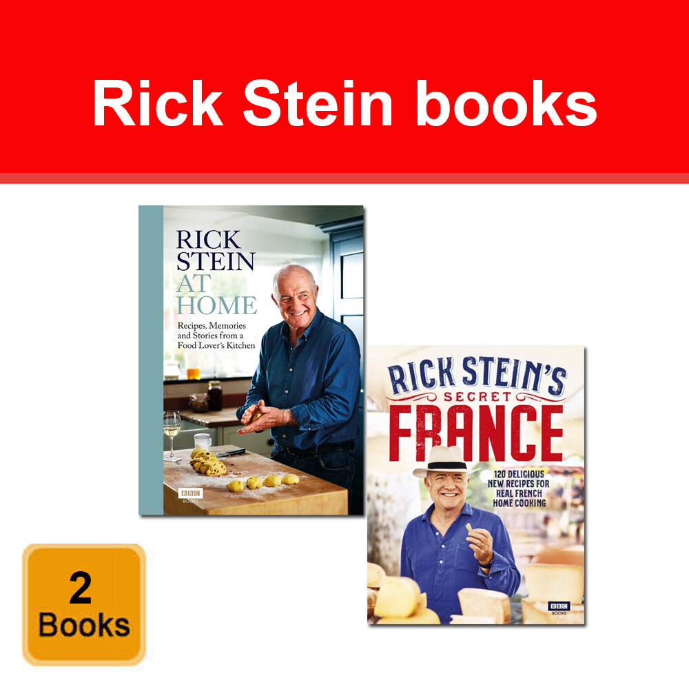 Rick Stein Collection 2 Books Set Rick Stein's Secret France, Rick Stein at Home