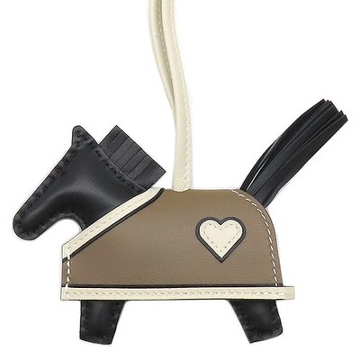 HERMES Taschenanhänger Rodeo Robeo Cool PM Anyo Miro Black x Crayon x Etoupe Bl