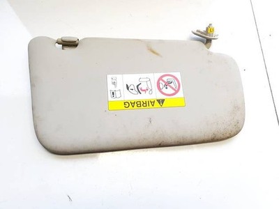 Nissan Leaf 2015 Sun Visor, With Light and Mirror and Clip used, G #2648660-87