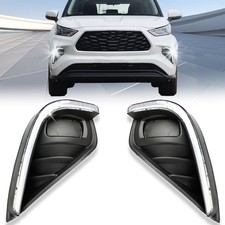 Switchback White/Amber LED Front Bumper Fog Daytime Running Lamp w/Dynamic Fl...