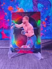 2023 Panini Select UFC Justin Gaethje Concourse #47 Red and Blue Prizm